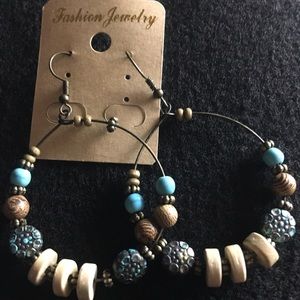 Fashionable Cooper-Tone Earrings